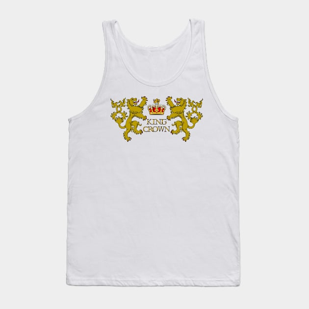 King Lion Monarch Tank Top by 8 Fists of Tees